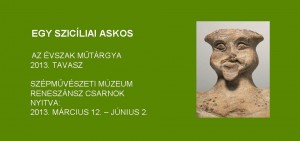 Az évszak műtárgya 2013 tavasz