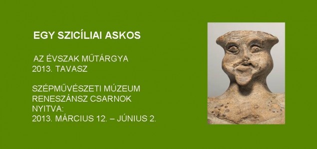 Az évszak műtárgya 2013 tavasz