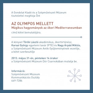 olympos konyvbemutato meghivo