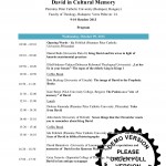 David_In_Cultural_Memory_Conference